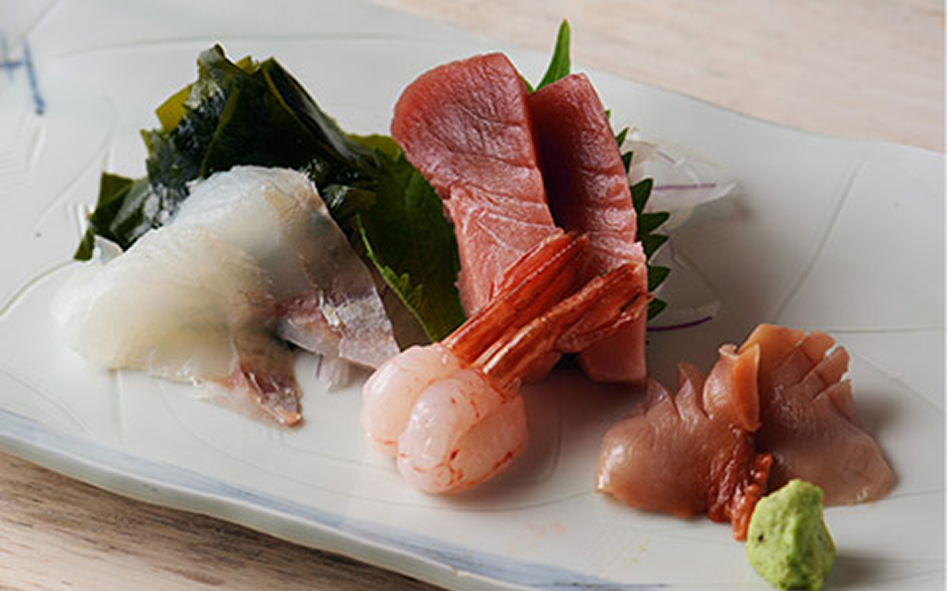 お造りの盛り合わせ